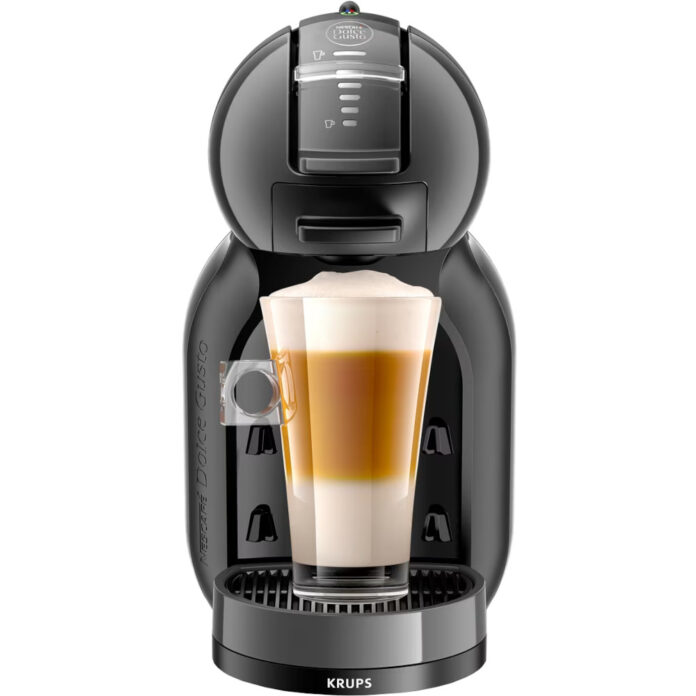 Espressor cu capsule Krups NESCAFE Dolce Gusto Mini Me KP123810, 1500W, 15 bari presiune, capacitate rezervor 0.8 L, functie Eco, gri Espressor cu capsule Krups NESCAFE Dolce Gusto Mini Me KP123810, 1500W, 15 bari presiune, capacitate rezervor 0.8 L, functie Eco, gri
