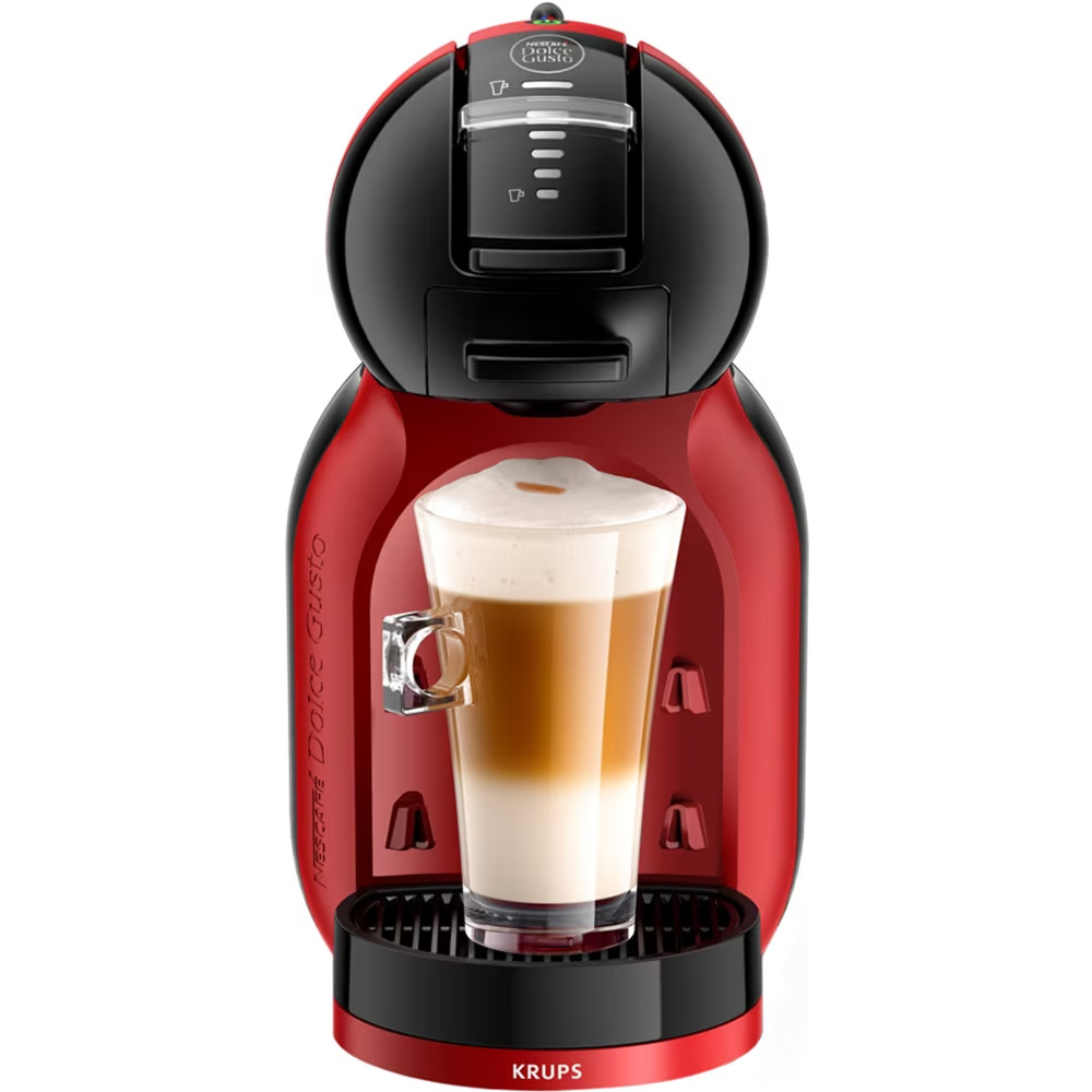 Espressor KRUPS cu capsule NESCAFE Dolce Gusto Mini Me KP123H10, 1500 W, 15 bari, capacitate rezervor 0.8L, Tehnologia Play & Select, functie Eco, rosu & negru Espressor KRUPS cu capsule NESCAFE Dolce Gusto Mini Me KP123H10, 1500 W, 15 bari, capacitate rezervor 0.8L, Tehnologia Play & Select, functie Eco, rosu & negru