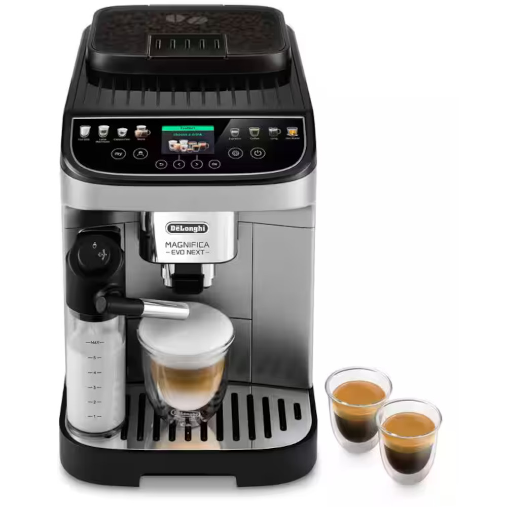 Espressor automat De’Longhi Magnifica Next ECAM310.80.SB LatteCrema Hot Technology, Negru Espressor automat De’Longhi Magnifica Next ECAM310.80.SB LatteCrema Hot Technology, Negru