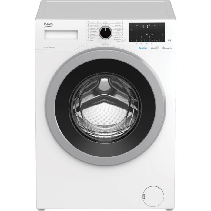 Masina de spalat rufe Beko EWTV8836XS2D, 8 kg, 1600 RPM, Motor ProSmart Inverter, HomeWhiz, SteamCure, AddGarment, Autodosing, Clasa C Masina de spalat rufe Beko EWTV8836XS2D, 8 kg, 1600 RPM, Motor ProSmart Inverter, HomeWhiz, SteamCure, AddGarment, Autodosing, Clasa C