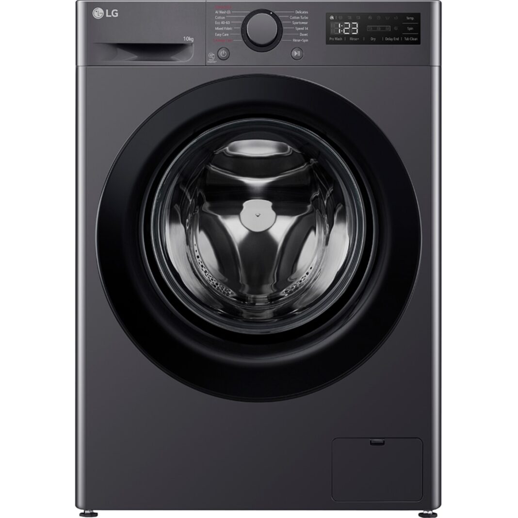 Masina de spalat rufe frontala LG F4WR510SBM, AI Direct Drive, 10 kg, 1400rpm, Clasa A, AI Wash, Smart Diagnosis, Negru Masina de spalat rufe frontala LG F4WR510SBM, AI Direct Drive, 10 kg, 1400rpm, Clasa A, AI Wash, Smart Diagnosis, Negru