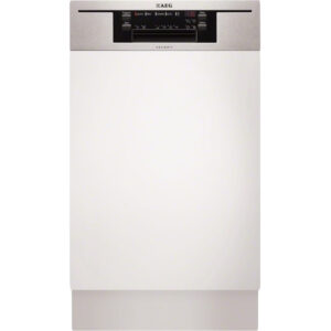 Masina de spalat vase semi-incorporabila AEG F65412IM0P, 9 Seturi, 5 Programe, Clasa A++, 45 cm, Inox Masina de spalat vase semi-incorporabila AEG F65412IM0P, 9 Seturi, 5 Programe, Clasa A++, 45 cm, Inox