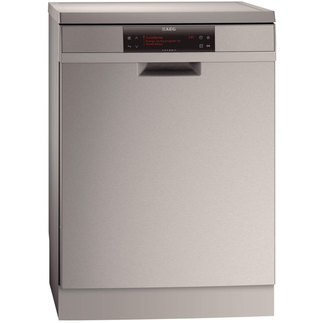 Masina de spalat vase AEG F99709M0P, 15 Seturi, 9 Programe, Clasa A+++, 60 cm, Inox