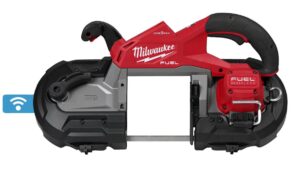 Fierastrau cu banda M18 Milwaukee, pentru taieri adanci, cu declansator dublu, ONE-KEY, 4933498311 Fierastrau cu banda M18 Milwaukee, pentru taieri adanci, cu declansator dublu, ONE-KEY, 4933498311