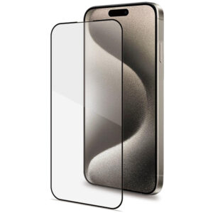 Folie protectie Celly Full Glass pentru iPhone 15 Pro Max, Sticla Securizata, Transparenta Folie protectie Celly Full Glass pentru iPhone 15 Pro Max, Sticla Securizata, Transparenta