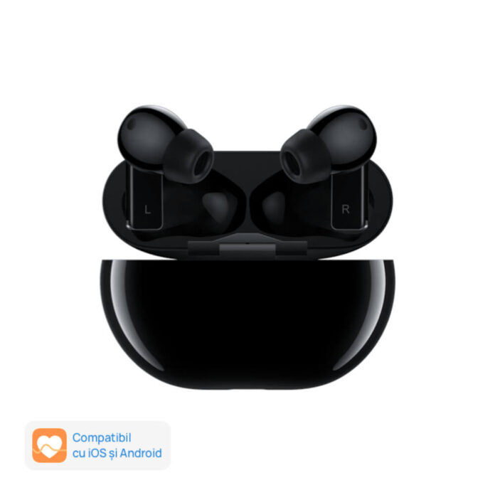Casti True Wireless Huawei FreeBuds Pro, Carbon Black Casti True Wireless Huawei FreeBuds Pro, Carbon Black
