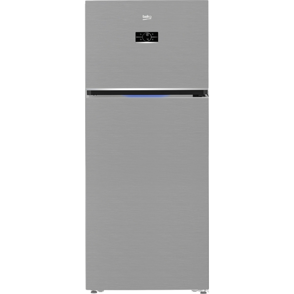 Frigider cu 2 usi Beko B5RDNE594ZXB, Harvest Fresh, Ever Fresh+, Aero Flow, 557 l, H 186 cm, No Frost, Display, Inox, Clasa E Frigider cu 2 usi Beko B5RDNE594ZXB, Harvest Fresh, Ever Fresh+, Aero Flow, 557 l, H 186 cm, No Frost, Display, Inox, Clasa E