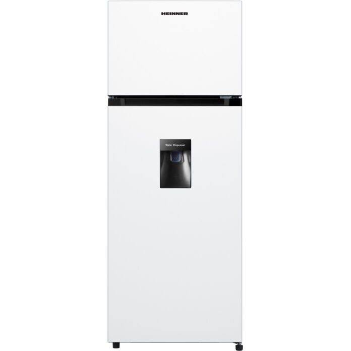 Frigider cu 2 usi Heinner HF-205WDF+, 206 L, 143.4 cm, Dozator Apa, Clasa F, Alb Frigider cu 2 usi Heinner HF-205WDF+, 206 L, 143.4 cm, Dozator Apa, Clasa F, Alb