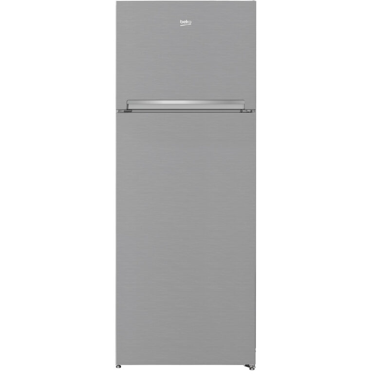 Frigider cu doua usi Beko RDNE455K40XBN, No Frost, 406 l, Termostat reglabil, Functie racire rapida, NeoFrost Dual Cooling, ProSmart Inverter, Silver, Clasa E