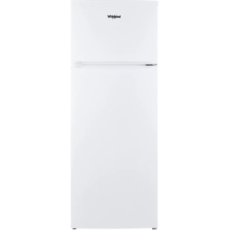 Frigider cu doua usi Whirlpool W55TM 4110 W 1, 212 l, FreshBox, Dezghetare automata, Xlent FIT, Space Management, Rafturi din sticla, Usa reversibila, Clasa F, H 144 cm, Alb
