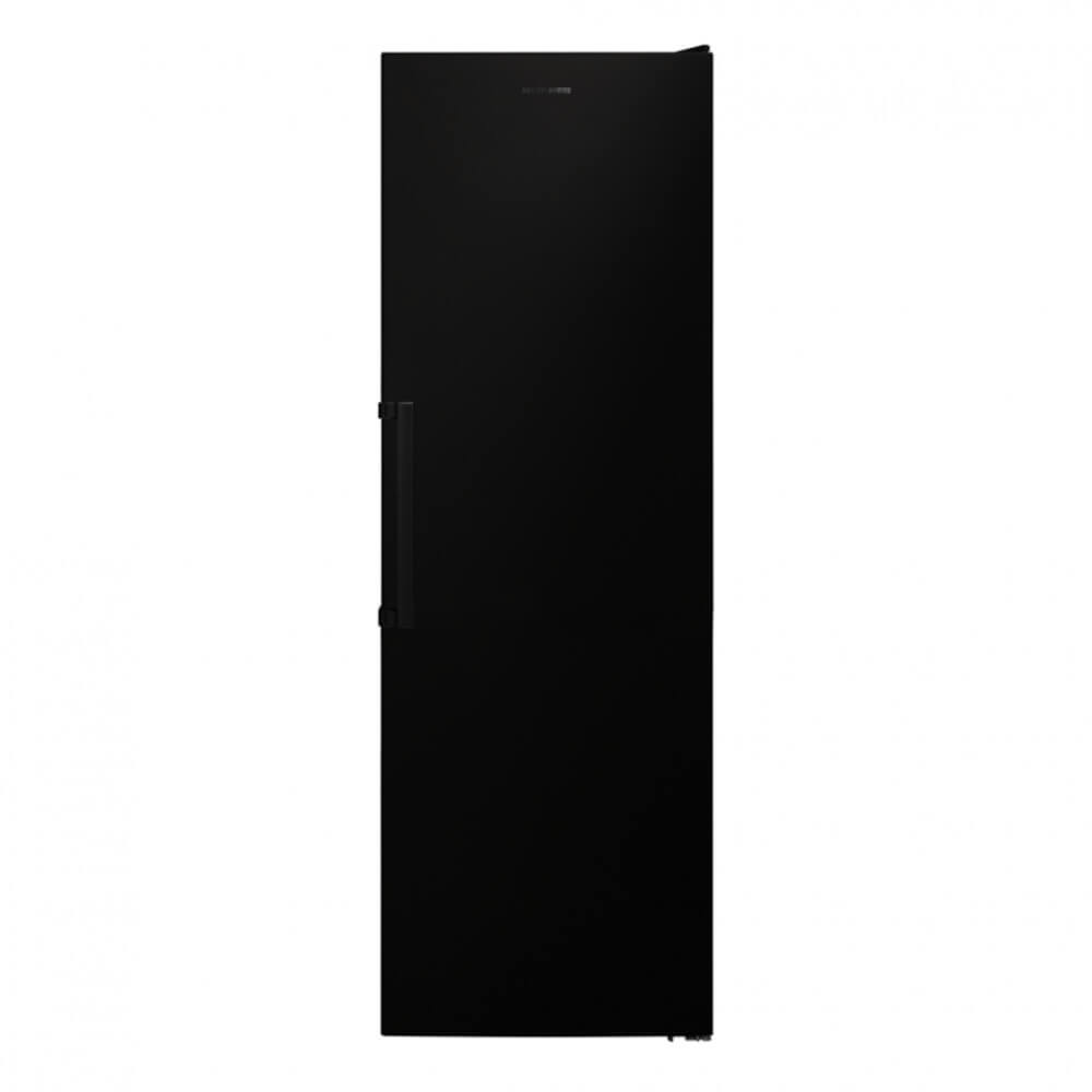 Frigider cu o usa Heinner HF-V401NFBKF+, Full No frost, Super racire, Compartiment Chiller, 389 l, 186 cm, Negru Frigider cu o usa Heinner HF-V401NFBKF+, Full No frost, Super racire, Compartiment Chiller, 389 l, 186 cm, Negru