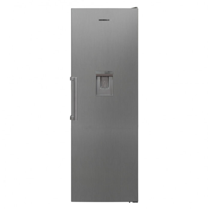 Frigider cu o usa Heinner HF-V401NFXWDF+, Full No frost, Dozator de apa, Super racire, 389 l, 186 cm, Inox Frigider cu o usa Heinner HF-V401NFXWDF+, Full No frost, Dozator de apa, Super racire, 389 l, 186 cm, Inox