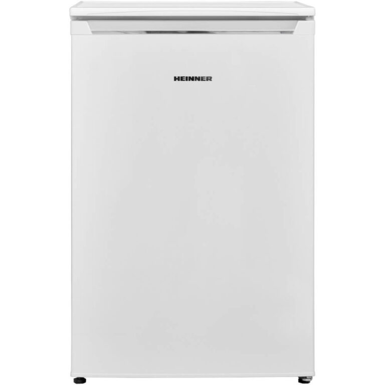 Frigider cu o usa Heinner HF-V122F+, 122 l, Usa reversibila, Lumina LED, H 83.8 cm, Alb, Clasa F