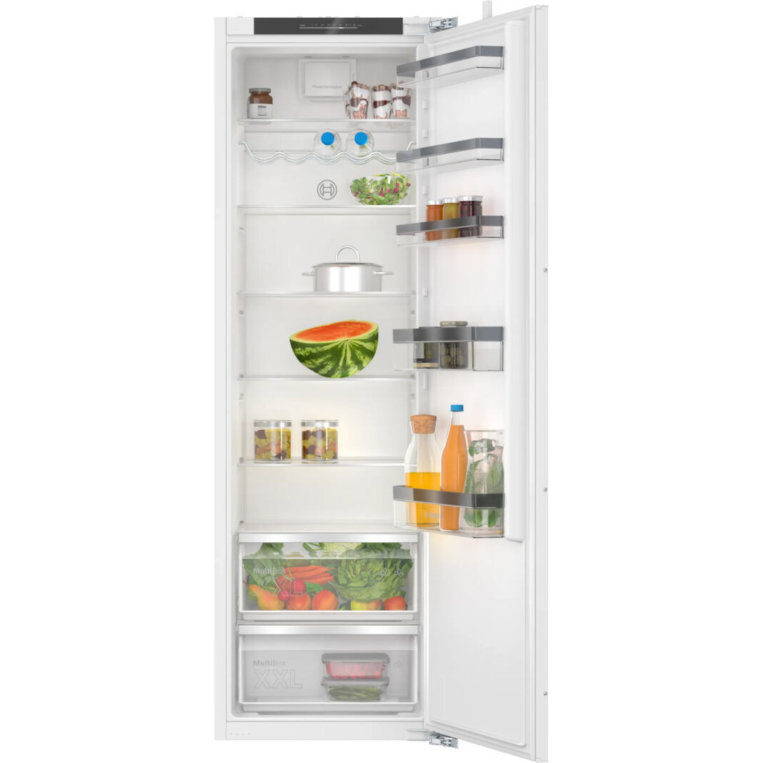 Frigider incorporabil cu o usa Bosch KIR81VFE0, 310 l, Termostat reglabil, Iluminare LED, Usi reversibile, FreshSense, H 177.5 cm, Clasa E Frigider incorporabil cu o usa Bosch KIR81VFE0, 310 l, Termostat reglabil, Iluminare LED, Usi reversibile, FreshSense, H 177.5 cm, Clasa E