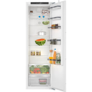 Frigider incorporabil cu o usa Bosch KIR81VFE0, 310 l, Termostat reglabil, Iluminare LED, Usi reversibile, FreshSense, H 177.5 cm, Clasa E Frigider incorporabil cu o usa Bosch KIR81VFE0, 310 l, Termostat reglabil, Iluminare LED, Usi reversibile, FreshSense, H 177.5 cm, Clasa E