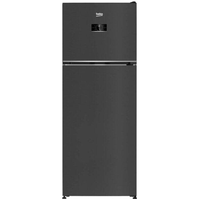 Frigider cu doua usi BEKO B5RDNE504LXBR, No Frost, 477 l, Usi reversibile, Avertizare luminoasa, H 186.5 cm, HarvestFresh, Everfresh+, Display, Dark Inox, Clasa E Frigider cu doua usi BEKO B5RDNE504LXBR, No Frost, 477 l, Usi reversibile, Avertizare luminoasa, H 186.5 cm, HarvestFresh, Everfresh+, Display, Dark Inox, Clasa E