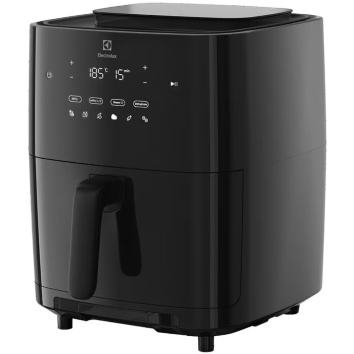 Friteuza cu aer cald 800 XXL Steam EAF7SB, 1.4 kg, Termostat reglabil, 1700 W, 6 programe, Negru Friteuza cu aer cald 800 XXL Steam EAF7SB, 1.4 kg, Termostat reglabil, 1700 W, 6 programe, Negru
