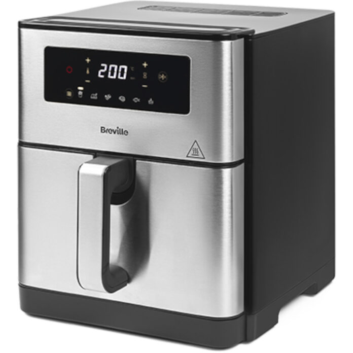 Friteuza cu aer cald Breville Halo Air XL VDF131X-01, 1700 W, 9 L, Argintiu Friteuza cu aer cald Breville Halo Air XL VDF131X-01, 1700 W, 9 L, Argintiu