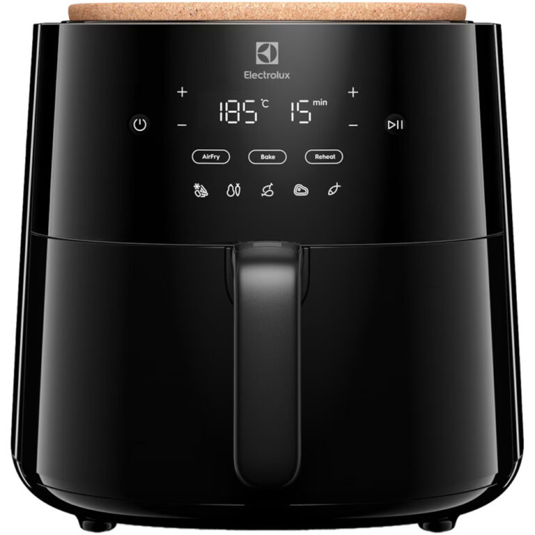 Friteuza cu aer cald Electrolux Seria 700 EAF5B, 1500 W, 1.4 kg, Negru