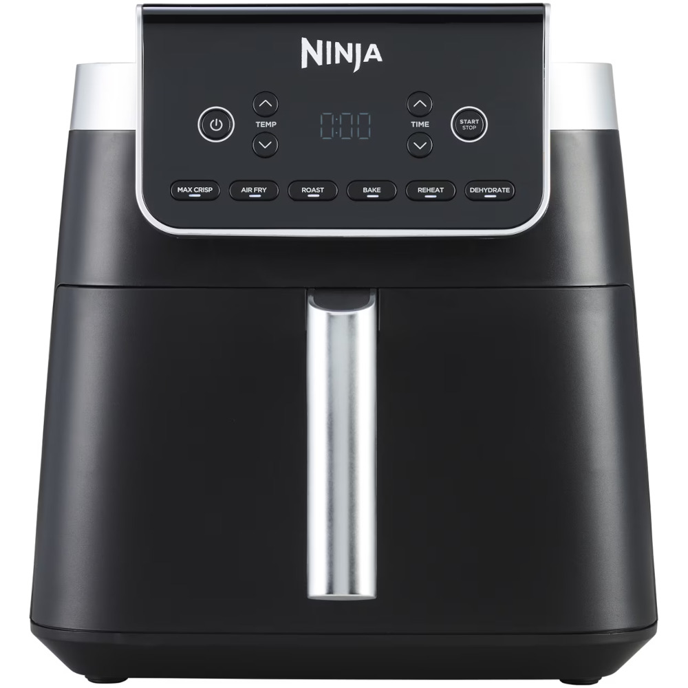Friteuza cu aer cald Ninja Max Pro AF180EU, 2000 W, 6.2 l, 6 programe, Temperatura ajustabila, Negru Friteuza cu aer cald Ninja Max Pro AF180EU, 2000 W, 6.2 l, 6 programe, Temperatura ajustabila, Negru