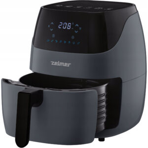 Friteuza cu aer cald Zelmer ZAF5502G, 1500 W, Invelis antiaderent, 5 L, Control tactil, Temporizator, Oprire automata, 8 Programe presetate, Termostat reglabil, Gri Antracit Friteuza cu aer cald Zelmer ZAF5502G, 1500 W, Invelis antiaderent, 5 L, Control tactil, Temporizator, Oprire automata, 8 Programe presetate, Termostat reglabil, Gri Antracit