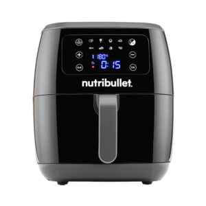 Friteuza fara ulei nutribullet XXL Digital Air Fryer, 1800 W, 7 L, 1.4 kg, 8 programe presetate, Afisaj digital, Negru Friteuza fara ulei nutribullet XXL Digital Air Fryer, 1800 W, 7 L, 1.4 kg, 8 programe presetate, Afisaj digital, Negru