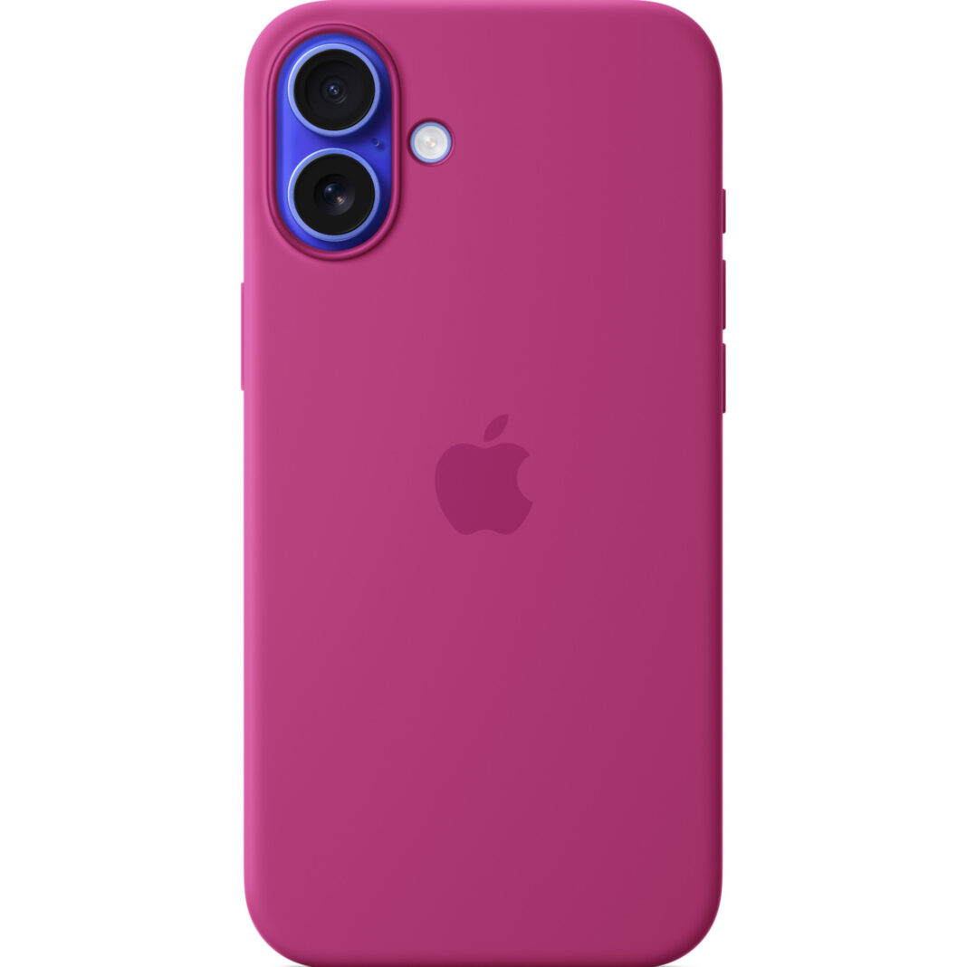 Husa de protectie Apple cu MagSafe pentru iPhone 16 Plus, Silicon, Fuchsia