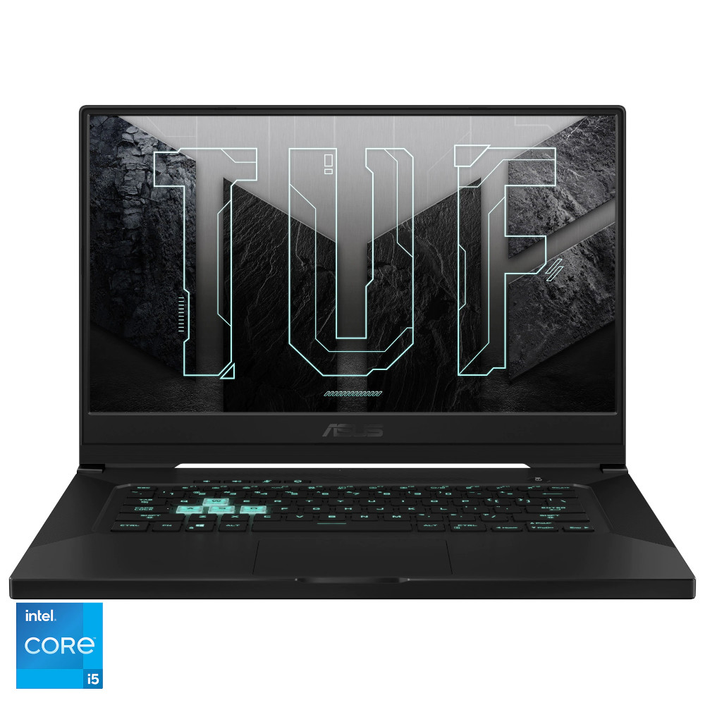 Laptop Gaming ASUS TUF F15 FX506HM-HN014, Intel Core i7-11800H, 2.3GHz , 15.6inch, Full HD, 16GB, SSD 1TB, NVIDIA GeForce RTX 3060 6GB, Free DOS, Negru Laptop Gaming ASUS TUF F15 FX506HM-HN014, Intel Core i7-11800H, 2.3GHz , 15.6inch, Full HD, 16GB, SSD 1TB, NVIDIA GeForce RTX 3060 6GB, Free DOS, Negru