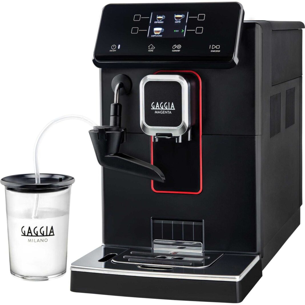 Espressor automat Gaggia Magenta Milk, 1900 W, 1.8 L, 15 bar, Negru Espressor automat Gaggia Magenta Milk, 1900 W, 1.8 L, 15 bar, Negru