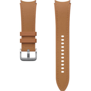 Galaxy Watch Hybrid Leather Band pentru Samsung Galaxy Watch6, 20 mm, M/L, Camel Galaxy Watch Hybrid Leather Band pentru Samsung Galaxy Watch6, 20 mm, M/L, Camel