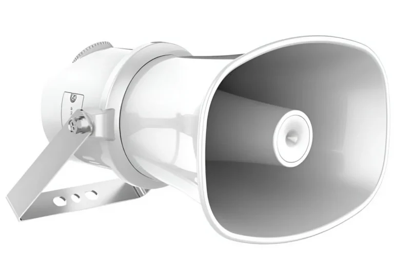Goarna de exterior PA, 7W, impedanta 8 ohm, PoE, 4GB EMMC, Alarma, IP67, Hikvision DS-QAZ1307G1-E