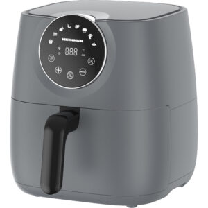 Friteuza cu aer cald Heinner SmartFry HAF-B6GREY1700, 1700 W, 5.7 l, Suport detasabil teflonat, Afisaj digital, Temporizator, Gri antracit Friteuza cu aer cald Heinner SmartFry HAF-B6GREY1700, 1700 W, 5.7 l, Suport detasabil teflonat, Afisaj digital, Temporizator, Gri antracit