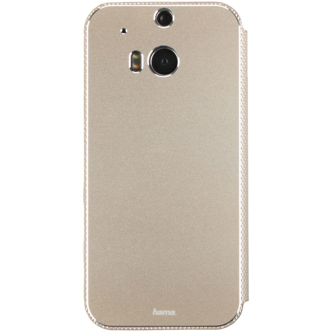 Husa Flip Cover Hama 127398 pentru HTC One M8, Auriu Husa Flip Cover Hama 127398 pentru HTC One M8, Auriu