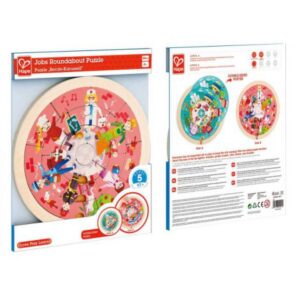 Hape Puzzle Rotund Cu 2 Fete Hape Puzzle Rotund Cu 2 Fete