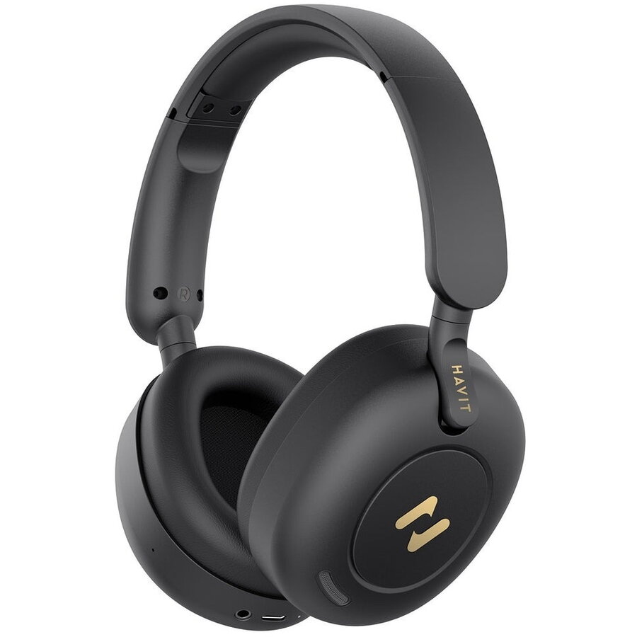 Casti wireless HAVIT H655BT, Bluetooth 5.3, Negru Casti wireless HAVIT H655BT, Bluetooth 5.3, Negru