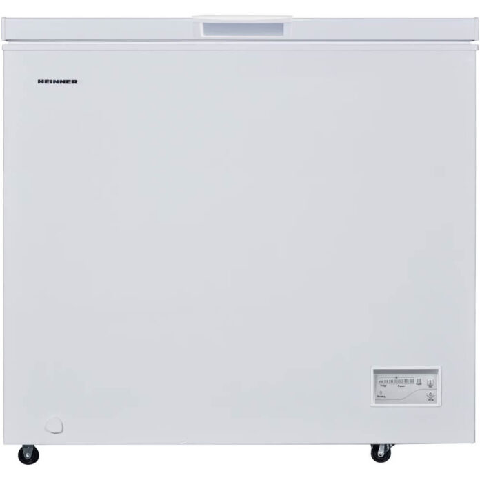 Lada frigorifica Heinner HCF-200CNHF+, 198 L, Congelare rapida, Display rezistent la apa, Clasa F, Alb Lada frigorifica Heinner HCF-200CNHF+, 198 L, Congelare rapida, Display rezistent la apa, Clasa F, Alb