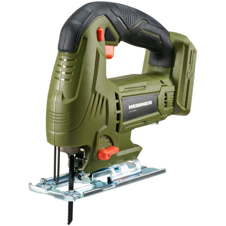 Fierastrau pendular Heinner OnePower HR-LFVP001, 18 V, 2700 RPM, 18 mm lungime cursa, Fara acumulator/incarcator (Negru/Verde)