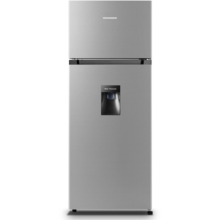 Frigider cu doua usi Heinner HF-HS205E++, 206 l, Clasa E, Lumina LED, H 143.4 cm (Alb) Frigider cu doua usi Heinner HF-HS205E++, 206 l, Clasa E, Lumina LED, H 143.4 cm (Alb)