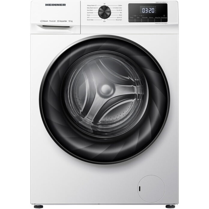 Masina de spalat rufe Heinner HWM-H1014INVA+++, 10 kg, 1400 rpm, Clasa A, Motor Inverter, Display digital, Clatire suplimentara (Alb) Masina de spalat rufe Heinner HWM-H1014INVA+++, 10 kg, 1400 rpm, Clasa A, Motor Inverter, Display digital, Clatire suplimentara (Alb)