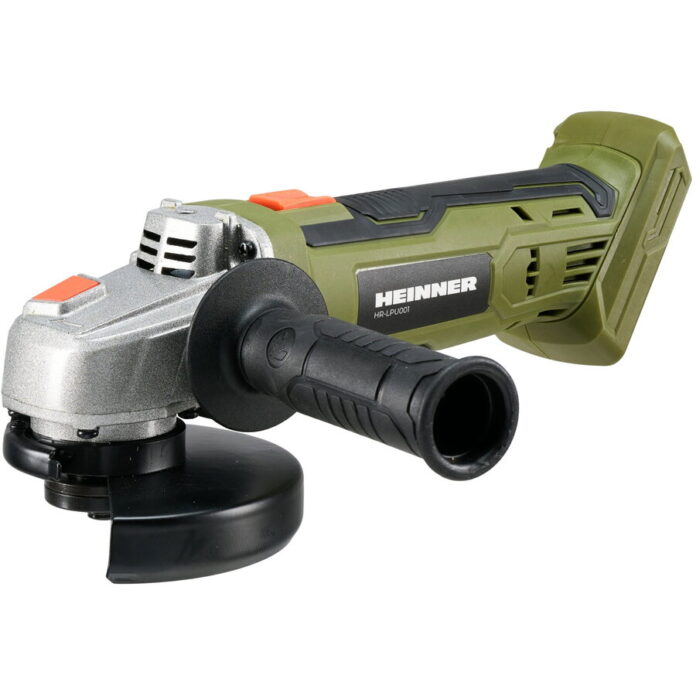 Polizor unghiular pe acumulator Heinner HR-LPU001, 18 V, 9500 RPM, Diametru disc 125 mm, Tehnologie OnePower, Fara acumulator/incarcator (Negru/Verde) Polizor unghiular pe acumulator Heinner HR-LPU001, 18 V, 9500 RPM, Diametru disc 125 mm, Tehnologie OnePower, Fara acumulator/incarcator (Negru/Verde)