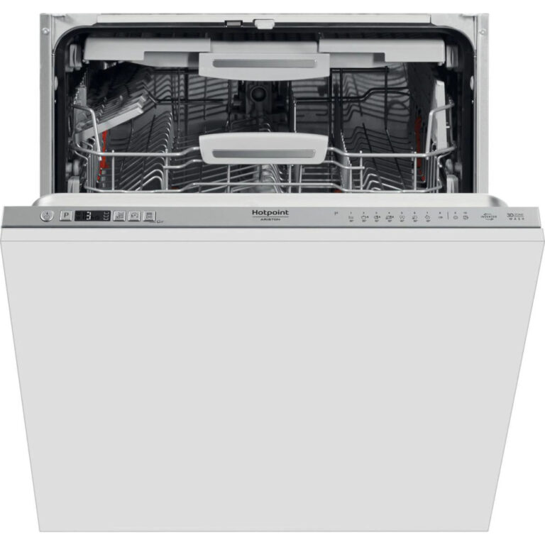 Masina de spalat vase incorporabila Hotpoint HIC 3O33 WLEG, 14 seturi, 10 programe, Clasa D
