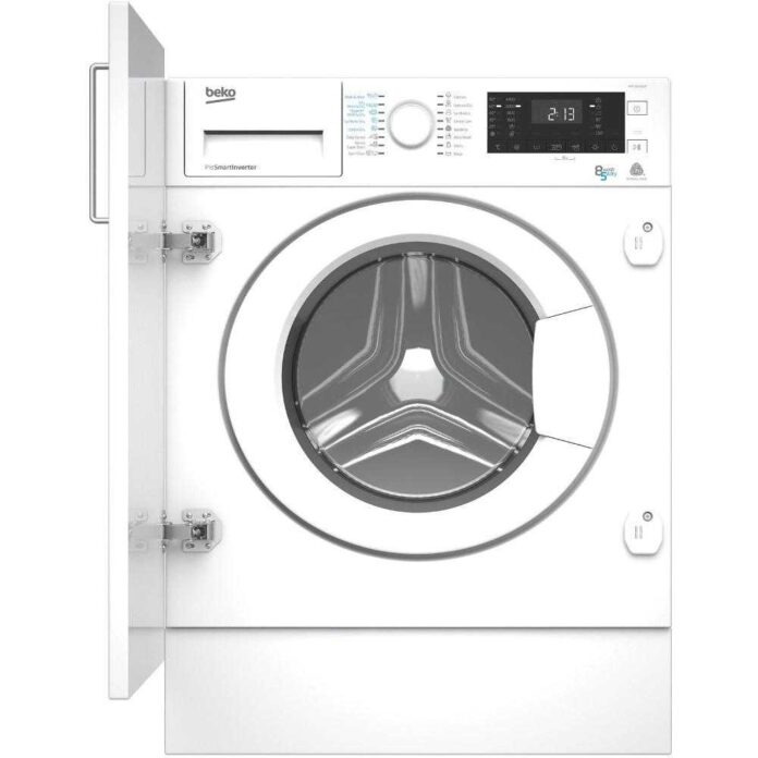 Masina de spalat rufe cu uscator incorporabila Beko HITY854310F, 1400 RPM, Spalare 8 kg, Uscare 5 kg, Clasa A Masina de spalat rufe cu uscator incorporabila Beko HITY854310F, 1400 RPM, Spalare 8 kg, Uscare 5 kg, Clasa A