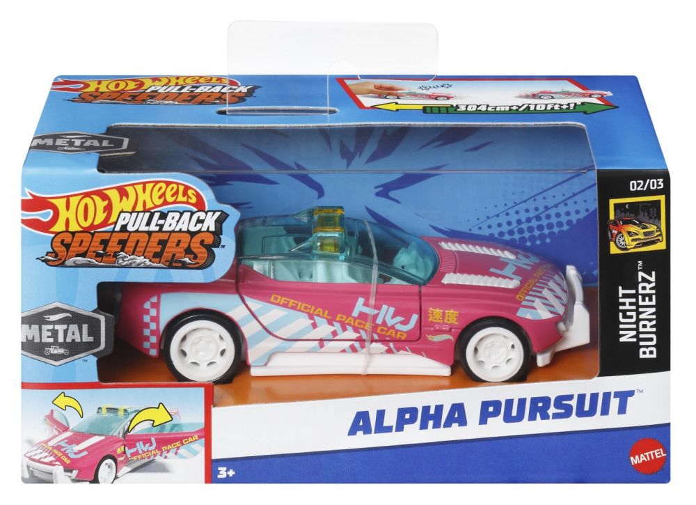 HOT WHEELS MASINUTA METALICA CU SISTEM PULL BACK ALPHA PURSUIT SCARA 1:43 HOT WHEELS MASINUTA METALICA CU SISTEM PULL BACK ALPHA PURSUIT SCARA 1:43