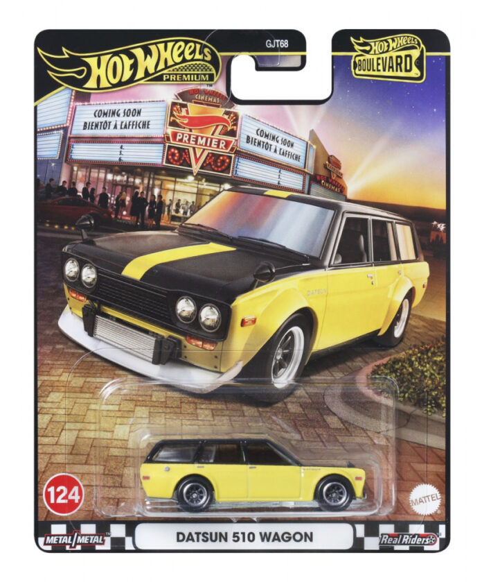 HOT WHEELS PREMIUM BOULEVARD MASINUTA METALICA DATSUN 510 WAGON SCARA 1:64 HOT WHEELS PREMIUM BOULEVARD MASINUTA METALICA DATSUN 510 WAGON SCARA 1:64