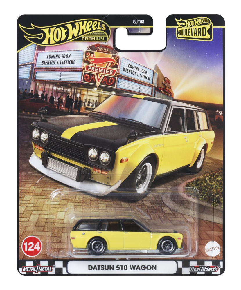 HOT WHEELS PREMIUM BOULEVARD MASINUTA METALICA DATSUN 510 WAGON SCARA 1:64 HOT WHEELS PREMIUM BOULEVARD MASINUTA METALICA DATSUN 510 WAGON SCARA 1:64
