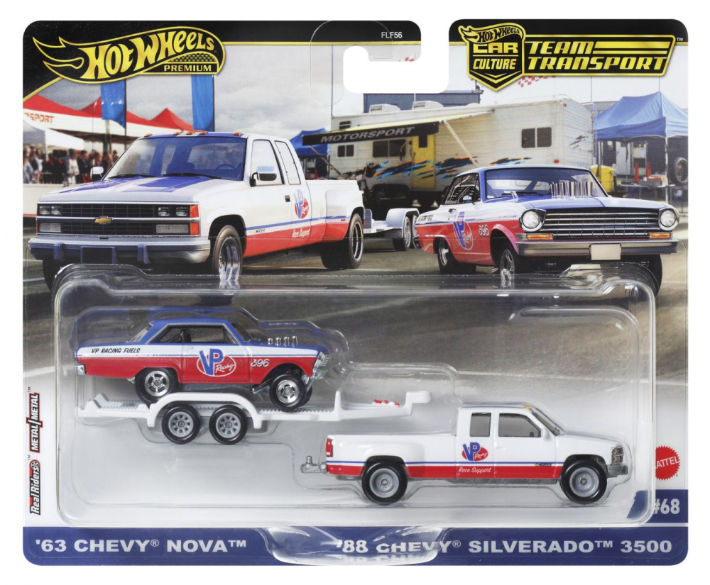HOT WHEELS TRANSPORTATOR CHEVY SILVERADO 3500 88 CU MASINUTA CHEVY NOVA 63 SCARA 1:64 HOT WHEELS TRANSPORTATOR CHEVY SILVERADO 3500 88 CU MASINUTA CHEVY NOVA 63 SCARA 1:64