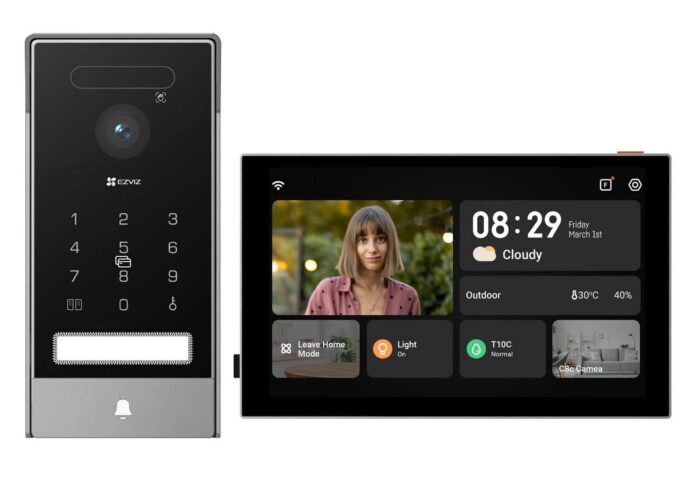 Videointerfon inteligent cu camera 4K, recunoastere biometrica, ecran tactil mare, conectivitate WiFi, HP7-Pro Videointerfon inteligent cu camera 4K, recunoastere biometrica, ecran tactil mare, conectivitate WiFi, HP7-Pro