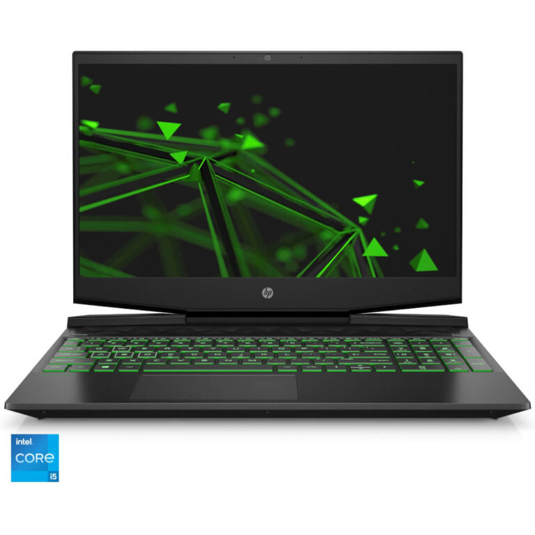 Laptop HP Gaming Pavilion 15-dk2103nq, 15.6 inch, Full HD, Intel Core i5-11300H, 8GB, 256GB SSD, nVidia GeForce RTX 3050, No OS, Negru