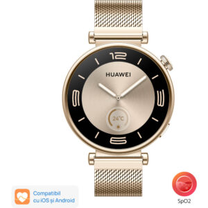 Huawei Watch GT 4, 41 mm, Gold Milanese Strap Huawei Watch GT 4, 41 mm, Gold Milanese Strap