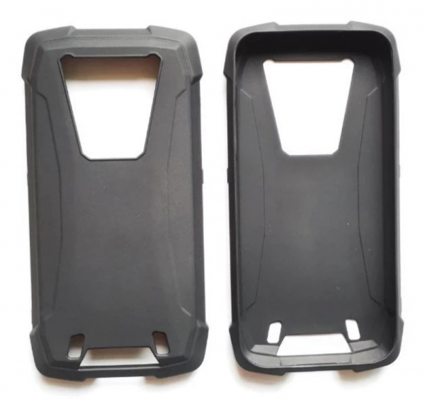 Husa neagra din silicon pentru Blackview BV6900 Husa neagra din silicon pentru Blackview BV6900